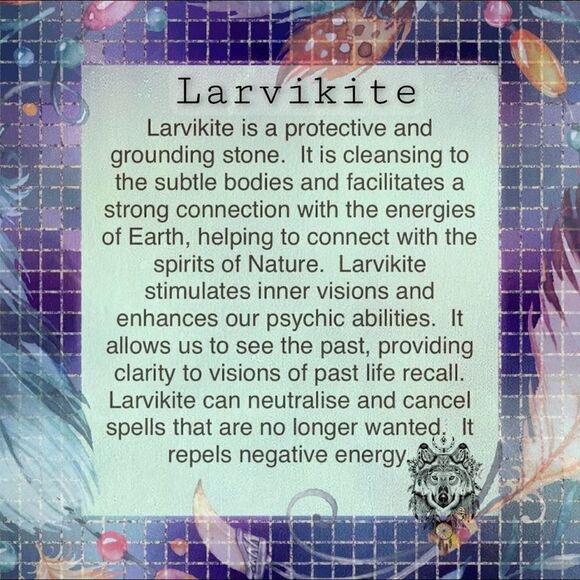 Larvikite black Moonstone & Amethyst Solid Sterling Silver Heart Pendant - Picture 4 of 9